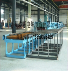 Iron pipe roller normalizing furnace