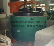 Alloy steel well type vacuum annealing furnace