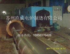 Copper tube trolley type vacuum bright annealing furnace